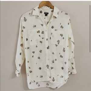 Roots floral button up